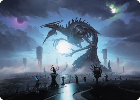 Blue Sun's Zenith Art Card [Phyrexia: All Will Be One Art Series] | Lots Moore NSW