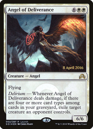 Angel of Deliverance [Shadows over Innistrad Promos] | Lots Moore NSW