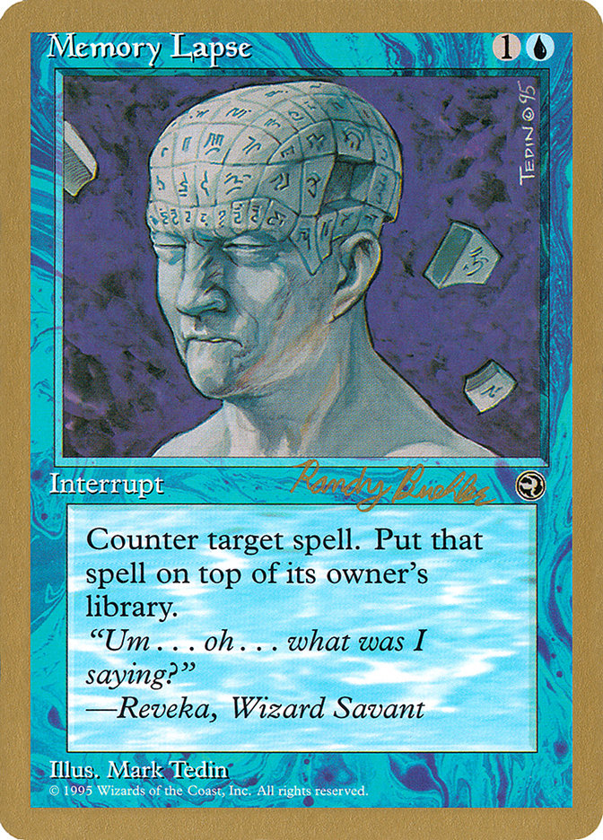 Memory Lapse (Randy Buehler) [World Championship Decks 1998] | Lots Moore NSW