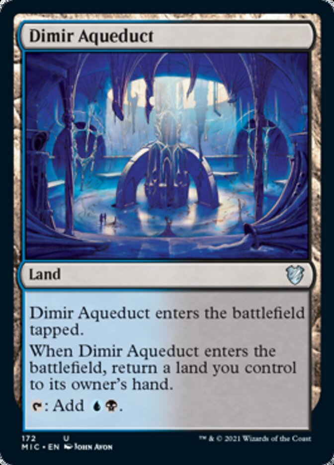 Dimir Aqueduct [Innistrad: Midnight Hunt Commander] | Lots Moore NSW