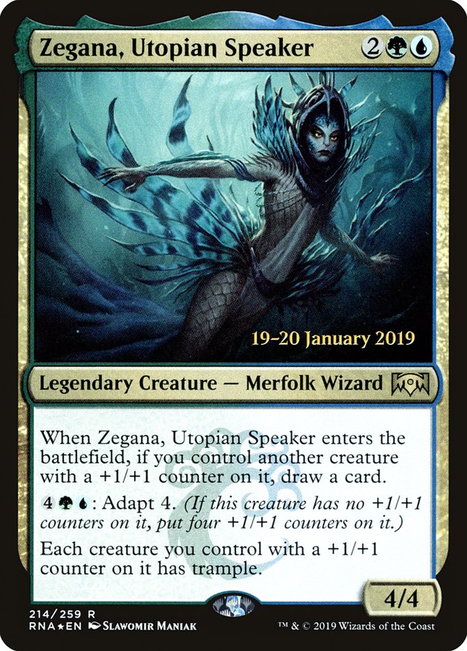 Zegana, Utopian Speaker [Ravnica Allegiance Prerelease Promos] | Lots Moore NSW
