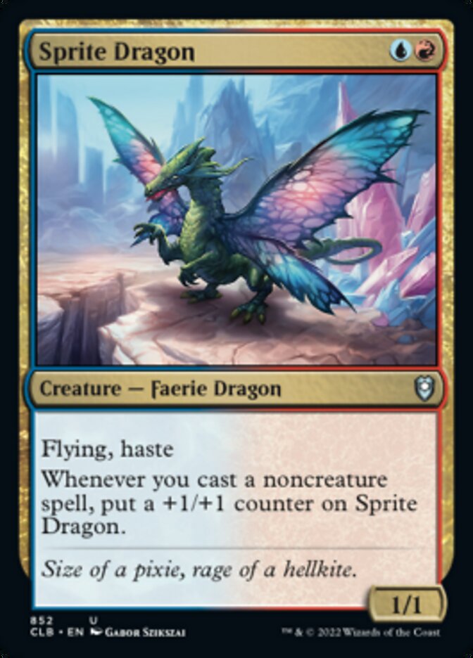 Sprite Dragon [Commander Legends: Battle for Baldur's Gate] | Lots Moore NSW