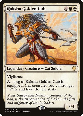 Raksha Golden Cub [Commander 2017] | Lots Moore NSW