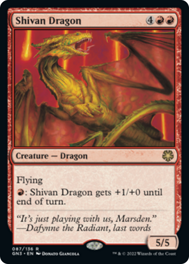 Shivan Dragon [Game Night: Free-for-All] | Lots Moore NSW