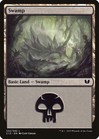 Swamp (332) [Commander 2015] | Lots Moore NSW