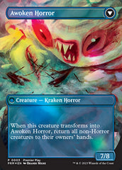 Thing in the Ice // Awoken Horror (Borderless Alternate Art) [Regional Championship Qualifiers 2023] | Lots Moore NSW