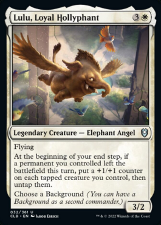 Lulu, Loyal Hollyphant [Commander Legends: Battle for Baldur's Gate] | Lots Moore NSW