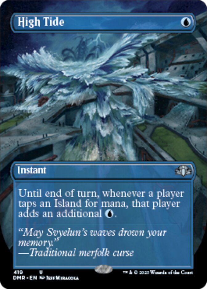 High Tide (Borderless Alternate Art) [Dominaria Remastered] | Lots Moore NSW