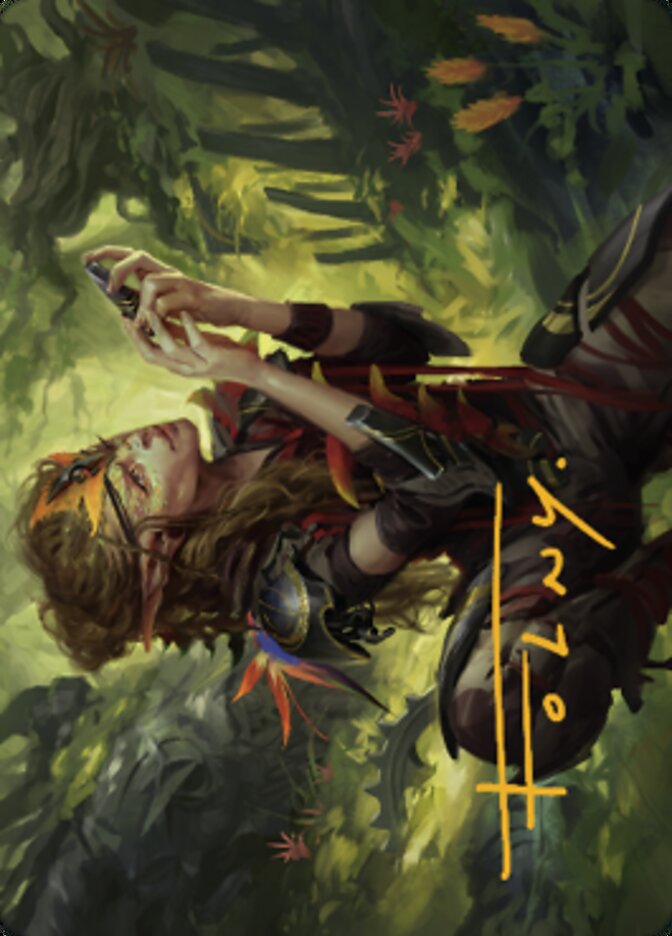 Meria, Scholar of Antiquity Art Card (Gold-Stamped Signature) [Dominaria United Art Series] | Lots Moore NSW