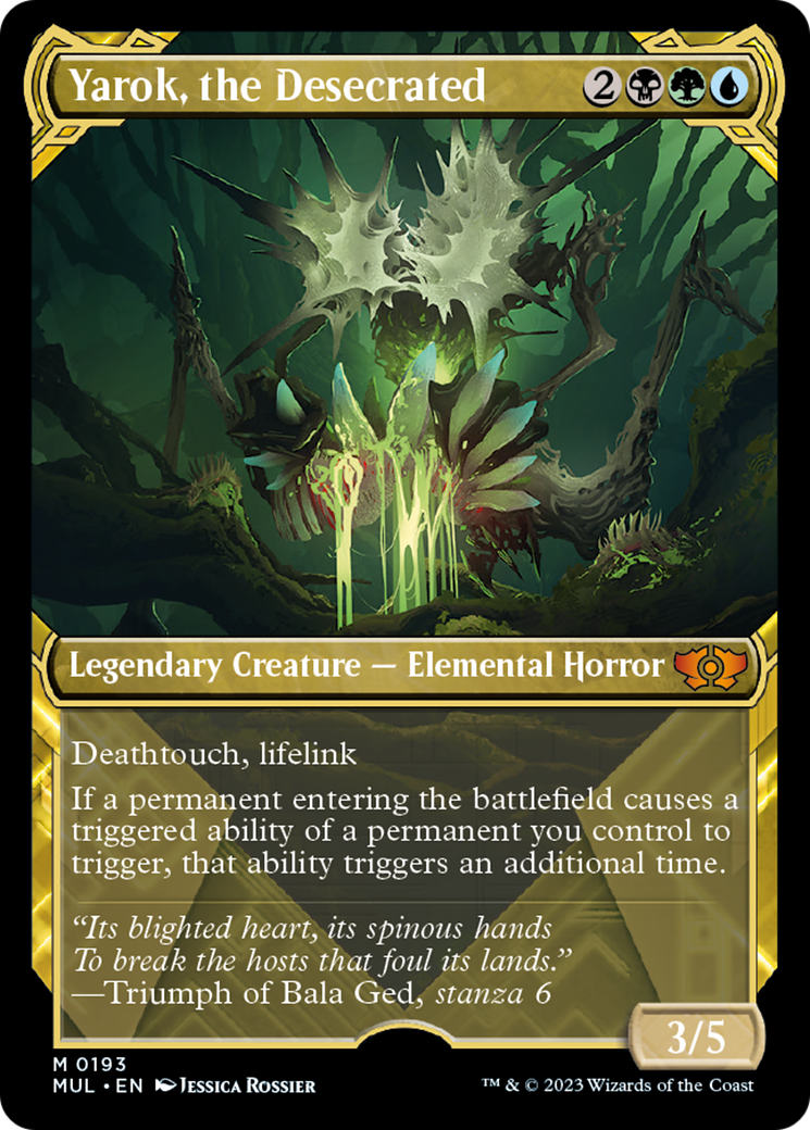Yarok, the Desecrated (Halo Foil) [Multiverse Legends] | Lots Moore NSW