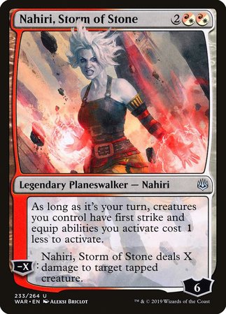 Nahiri, Storm of Stone [War of the Spark] | Lots Moore NSW