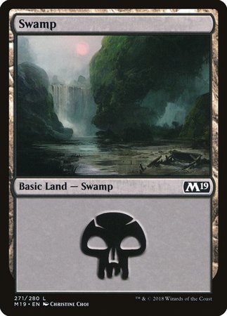 Swamp (271) [Core Set 2019] | Lots Moore NSW