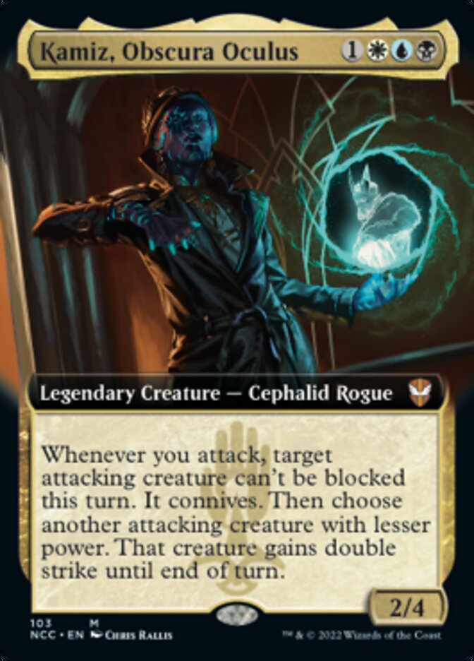 Kamiz, Obscura Oculus (Extended Art) [Streets of New Capenna Commander] | Lots Moore NSW