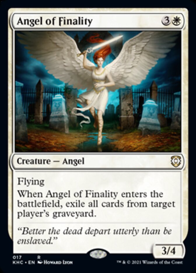 Angel of Finality [Kaldheim Commander] | Lots Moore NSW