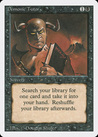 Demonic Tutor [Revised Edition] | Lots Moore NSW
