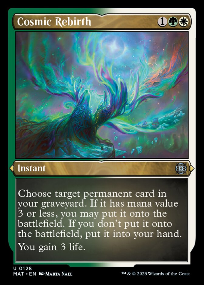 Cosmic Rebirth (Foil Etched) [March of the Machine: The Aftermath] | Lots Moore NSW