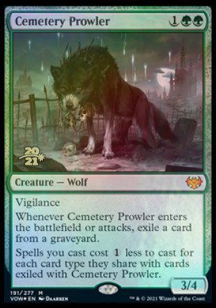 Cemetery Prowler [Innistrad: Crimson Vow Prerelease Promos] | Lots Moore NSW