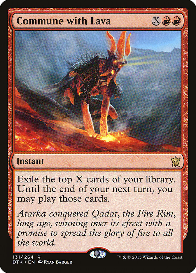 Commune with Lava [Dragons of Tarkir] | Lots Moore NSW