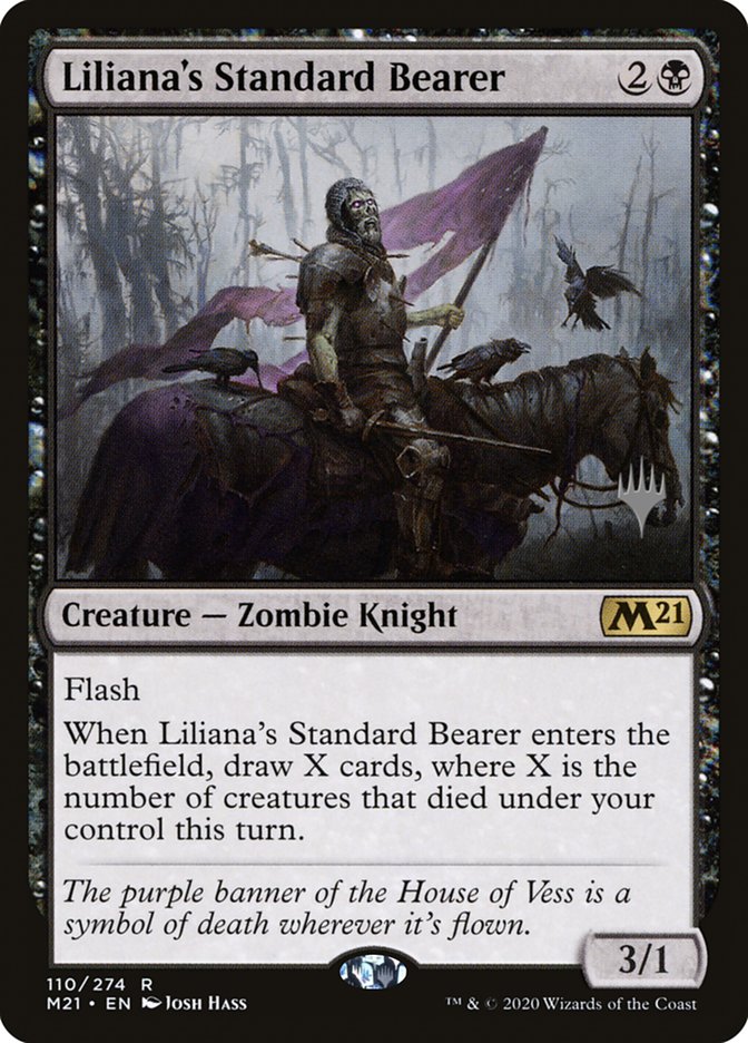 Liliana's Standard Bearer (Promo Pack) [Core Set 2021 Promos] | Lots Moore NSW