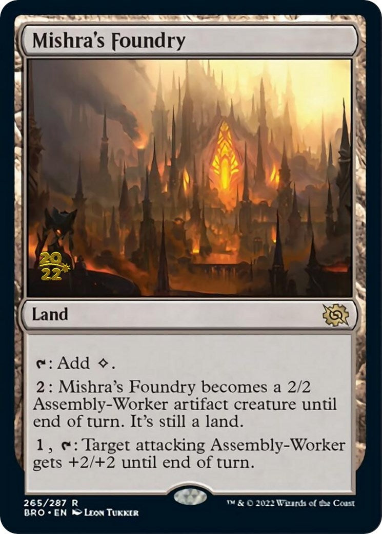 Mishra's Foundry [The Brothers' War: Prerelease Promos] | Lots Moore NSW