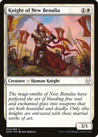 Knight of New Benalia [Dominaria] | Lots Moore NSW