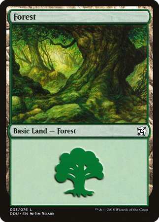 Forest (33) [Duel Decks: Elves vs. Inventors] | Lots Moore NSW