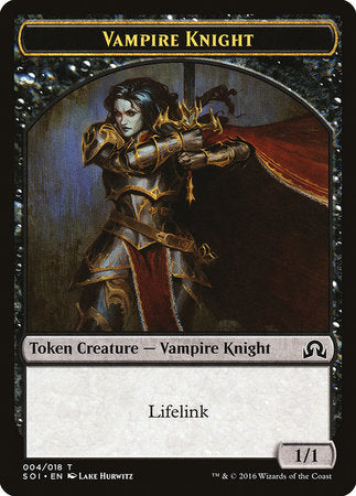 Vampire Knight Token [Shadows over Innistrad Tokens] | Lots Moore NSW
