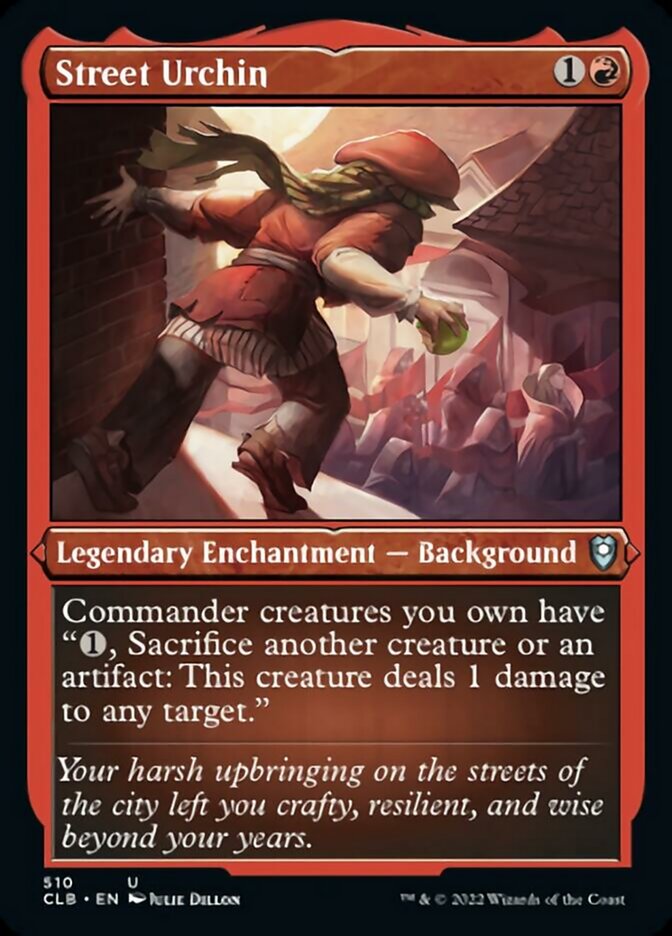 Street Urchin (Foil Etched) [Commander Legends: Battle for Baldur's Gate] | Lots Moore NSW