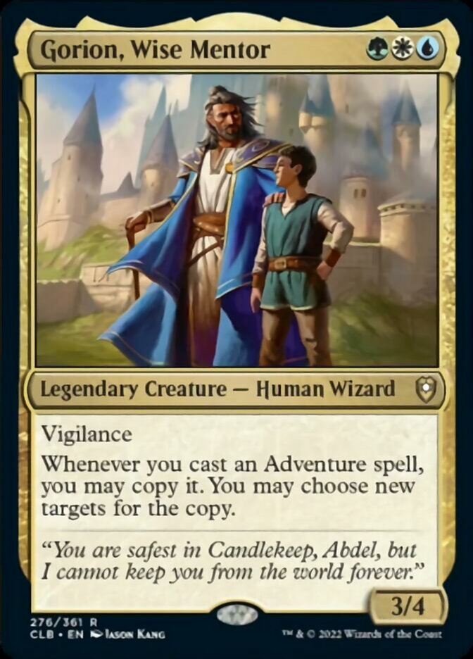 Gorion, Wise Mentor [Commander Legends: Battle for Baldur's Gate] | Lots Moore NSW