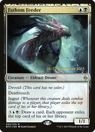 Fathom Feeder [Battle for Zendikar Promos] | Lots Moore NSW