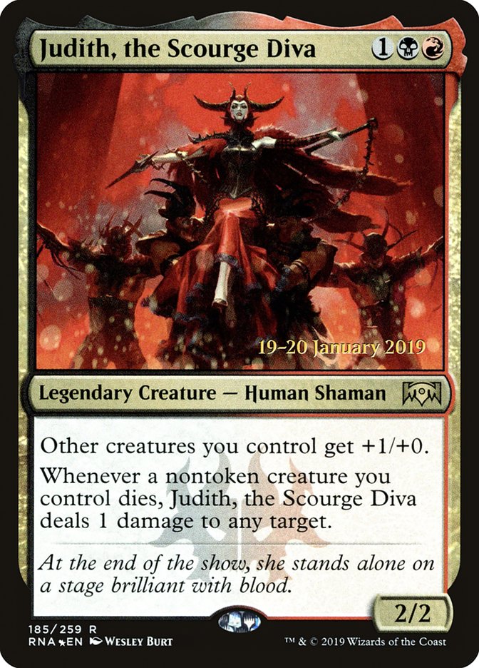 Judith, the Scourge Diva [Ravnica Allegiance Prerelease Promos] | Lots Moore NSW