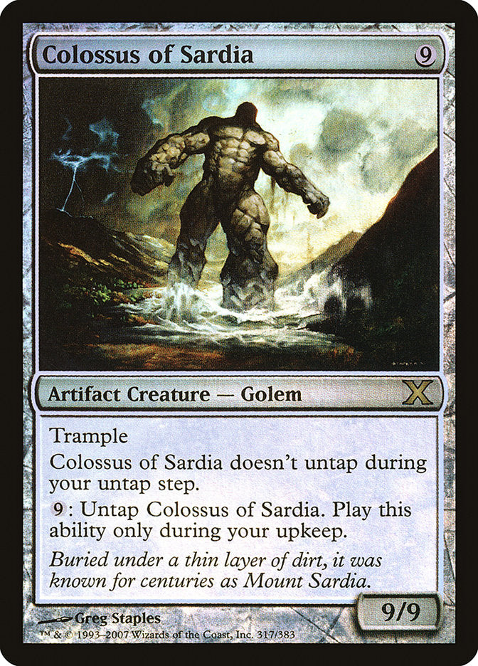 Colossus of Sardia (Premium Foil) [Tenth Edition] | Lots Moore NSW