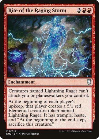 Rite of the Raging Storm [Commander Anthology Volume II] | Lots Moore NSW