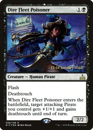 Dire Fleet Poisoner [Rivals of Ixalan Promos] | Lots Moore NSW