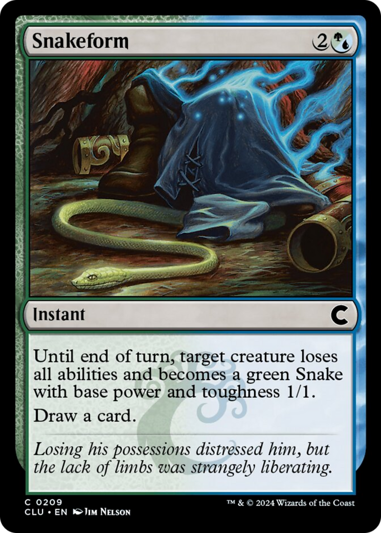 Snakeform [Ravnica: Clue Edition] | Lots Moore NSW