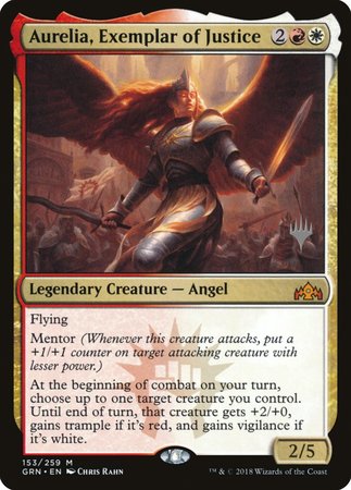 Aurelia, Exemplar of Justice [Guilds of Ravnica Promos] | Lots Moore NSW