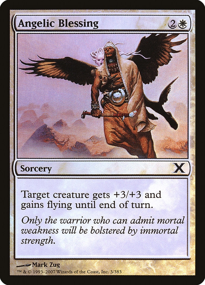 Angelic Blessing (Premium Foil) [Tenth Edition] | Lots Moore NSW