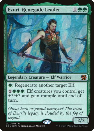 Ezuri, Renegade Leader [Duel Decks: Elves vs. Inventors] | Lots Moore NSW