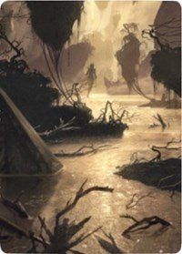 Murkwater Pathway Art Card [Zendikar Rising Art Series] | Lots Moore NSW