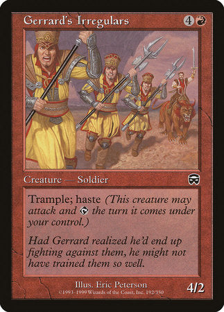 Gerrard's Irregulars [Mercadian Masques] | Lots Moore NSW