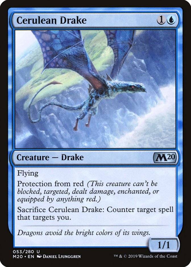 Cerulean Drake [Core Set 2020] | Lots Moore NSW