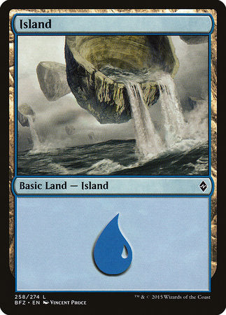 Island (258) [Battle for Zendikar] | Lots Moore NSW