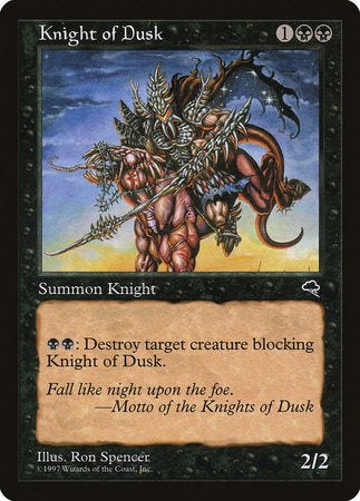 Knight of Dusk [Tempest] | Lots Moore NSW