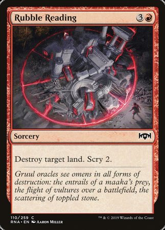 Rubble Reading [Ravnica Allegiance] | Lots Moore NSW