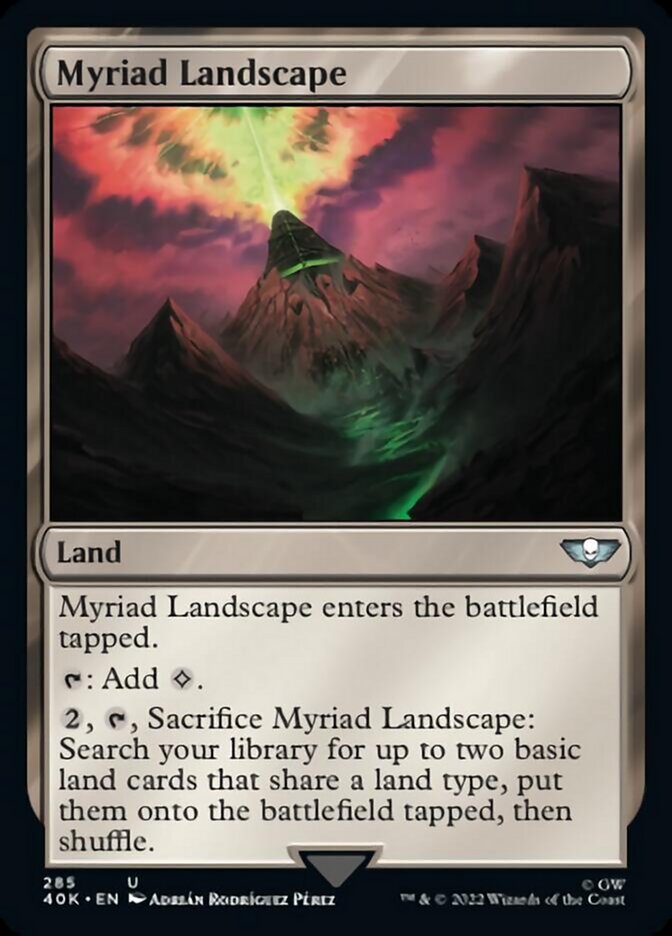 Myriad Landscape (Surge Foil) [Warhammer 40,000] | Lots Moore NSW