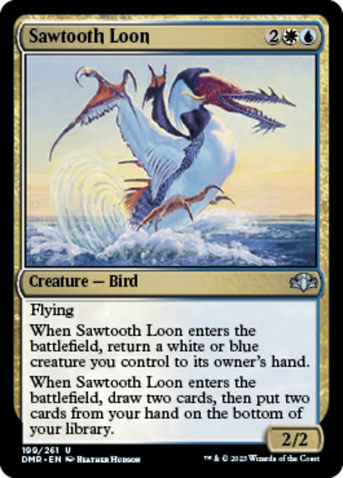 Sawtooth Loon [Dominaria Remastered] | Lots Moore NSW