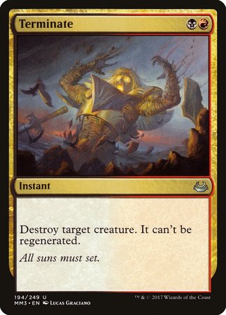 Terminate [Modern Masters 2017] | Lots Moore NSW