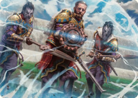 Argivian Phalanx Art Card [Dominaria United Art Series] | Lots Moore NSW