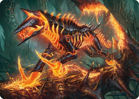 Kuldotha Cackler Art Card [Phyrexia: All Will Be One Art Series] | Lots Moore NSW