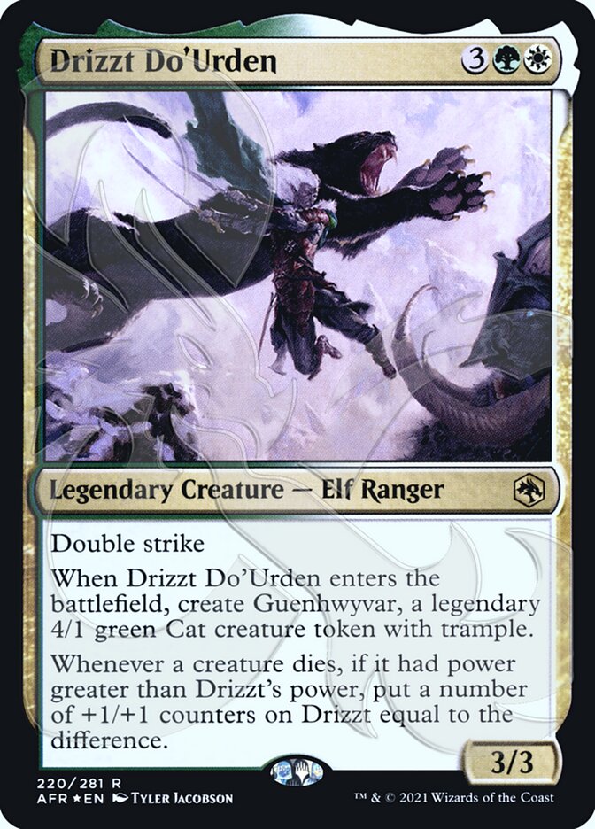 Drizzt Do'Urden (Ampersand Promo) [Dungeons & Dragons: Adventures in the Forgotten Realms Promos] | Lots Moore NSW